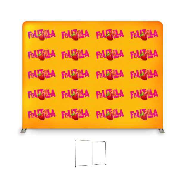 SOFT TOUCH STRAIGHT FABRIC DISPLAY